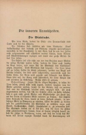 Die inneren Krankheiten