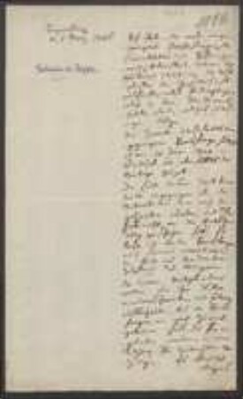 Brief von Johann Jacob Kohlhaas an Kaspar von Sternberg