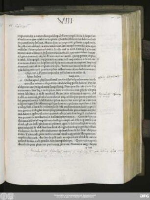 Xvi. ratio. Forma corporalis no[n] habet vim infinita[m]. Mens habet Cap.xvi.