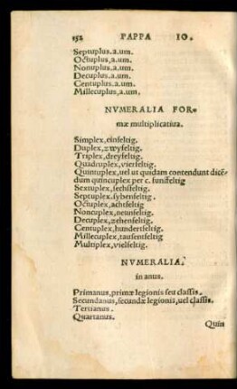 Numeralia Formae multiplicativa.