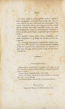 Souscription.
