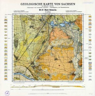 Nr.17 [4646] Colmnitz, Geologische Karte von Sachsen