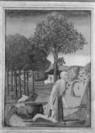 Landschaft mit dem büßenden heiligen Hieronymus