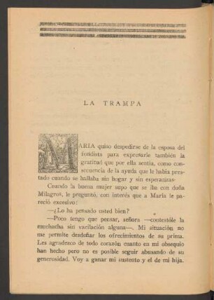 [Capítulo XVIII] - La trampa
