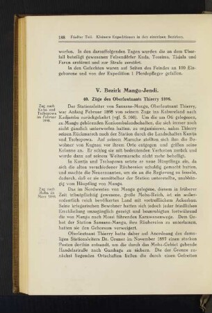 V. Bezirk Mangu-Jendi.
