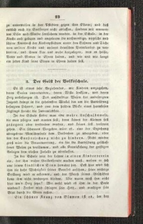 ¬Der¬ Geist der Volksschule