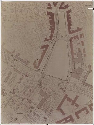 Schauspielhaus, Hannover Wettbewerb: Lageplan 1:500