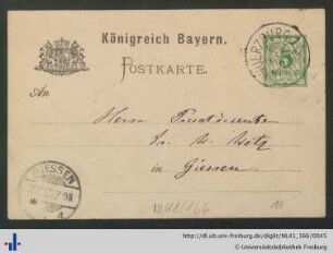 Postkarte, 17.12.1895