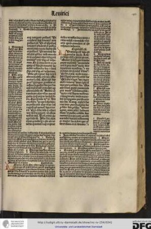 Capitulum xii. Locutusque est dominus ad Moysen dicens Loquere filiis Israel...