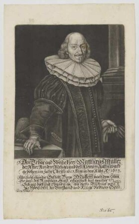 Bildnis des Matthaeus Müller