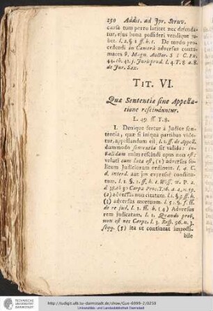 LIB. IV. TIT. VI. Qua Sententia sine Appellatione rescinduntur