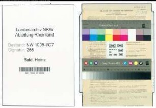 Entnazifizierung Heinz Bald , geb. 18.08.1904 (Justizangestellter)
