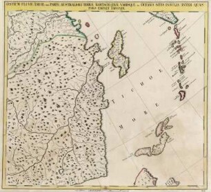 No. 19. Ostium Fluvii Amur cum Parte Australiori Terrae Kamtschatkae Variisque in Oceano Sitis Insulis Inter Quas Pars Eminet Iaponiae