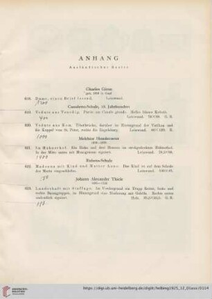 Anhang (Nr. 618-623)