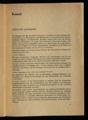 Ziele und Aufgaben