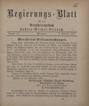 Nr. 26 : 3. November 1867