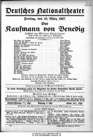 Der Kaufmann von Venedig