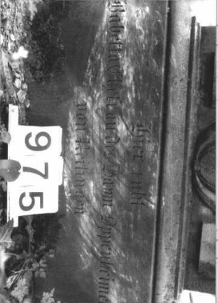Grabstein 975 (Detailaufnahme)