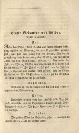 Dritte Sammlung