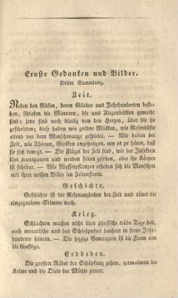 Dritte Sammlung