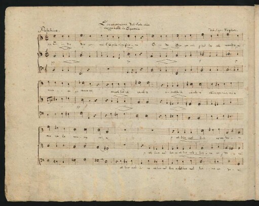 L'Invocazione del sole alla mezzanotte in Laponia; A (2), B; C-Dur; SchV 166