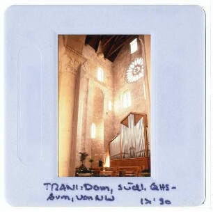 Trani, Kathedrale San Nicola Pellegrino : Südlicher Querhausarm