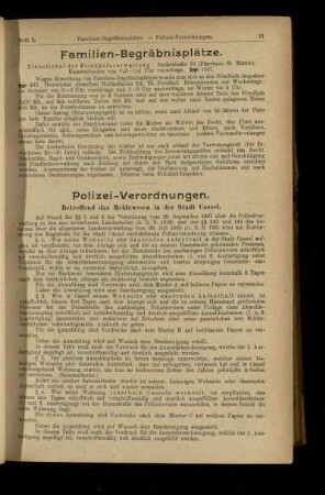 Polizei-Verordnungen