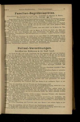 Polizei-Verordnungen
