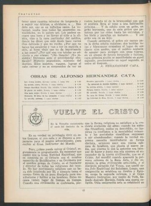 Vuelve el Cristo