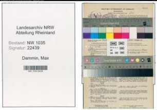 Entnazifizierung Max Dammin , geb. 14.11.1893 (Landwirt)