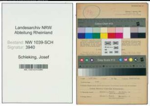 Entnazifizierung Josef Schleking , geb. 27.08.1896 (Hilfsangestellter)