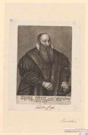 Georg Heen aus Würzburg; gest. 1590