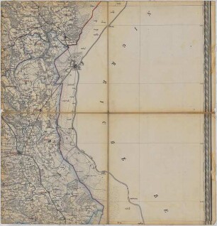 Topographische Karte des Regierungsbezirks Düsseldorf, Blatt 2 Geldern