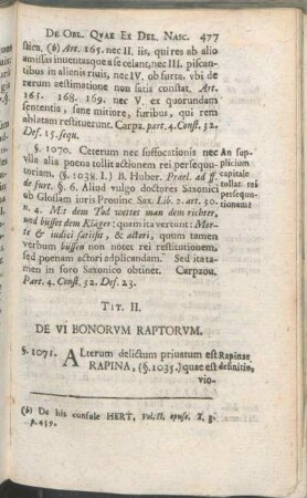 Tit. II. De Vi Bonorvm Raptorvm.