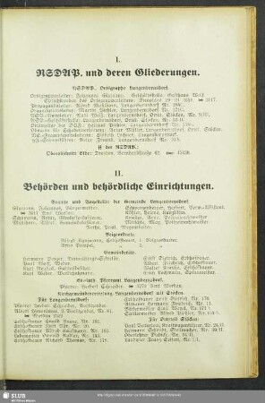 I. NSDAP und deren Gliederungen