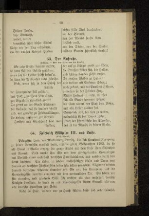 63. Der Aufruhr.