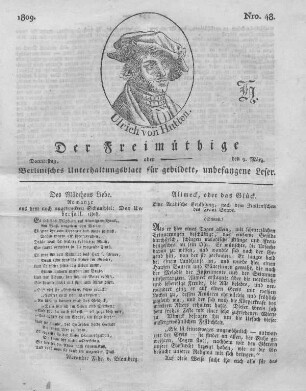 Nro. 48., Donnerstag, den 9. März 1809