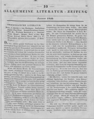 Lassen, C.: Institutiones linguae pracriticae. Bonn: König & van Borcharen 1837