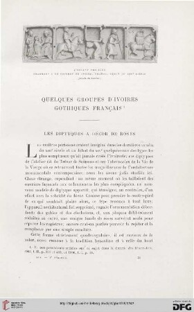 4. Pér. 14.1918: Quelques groupes d'ivoires gothiques français