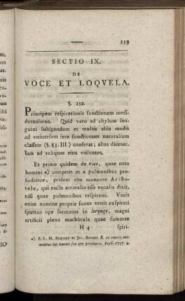 Sectio IX. De Voce et Loquela