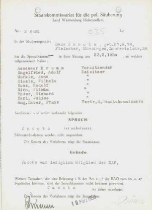 Jacobs, Hans