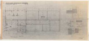 Staatliches Nicolaus-Cusanus-Gymnasium, Bonn-Bad Godesberg: Schulgebäude: Grundriss Kellergeschoss 1:50