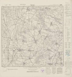 4465 (alte Nr.: 2560) Gimmel, Meßtischblatt (4cm - Karte)