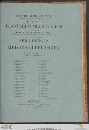 Centuriae septimae fasciculus quartus