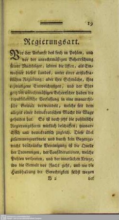 Regierungsart