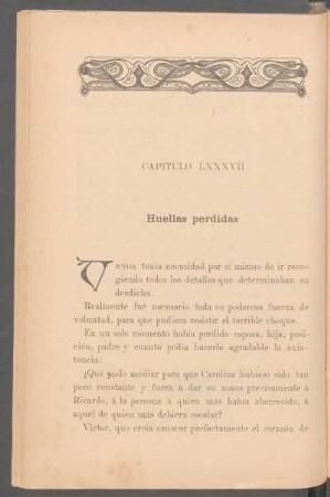 Capítulo LXXXVII - Huellas perdidas