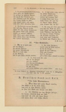B. Deutsches Land und Volk