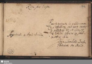 Stammbucheintrag von Johann Leonhard Bauser. Straßburg, 4. April 1664