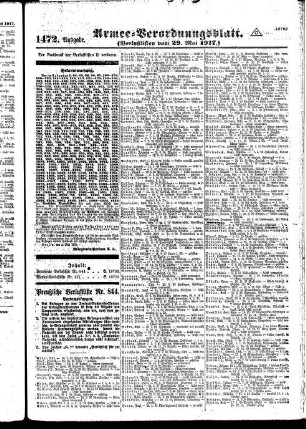 1472.Ausgabe. Dienstag, 29. Mai 1917