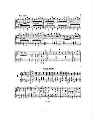 Wo die Citronen blüh'n : Walzer für Pianoforte ; op. 364
